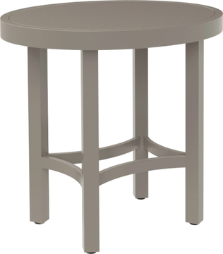 FIORE - Oval aluminium garden side table by JANUS et Cie - view 3